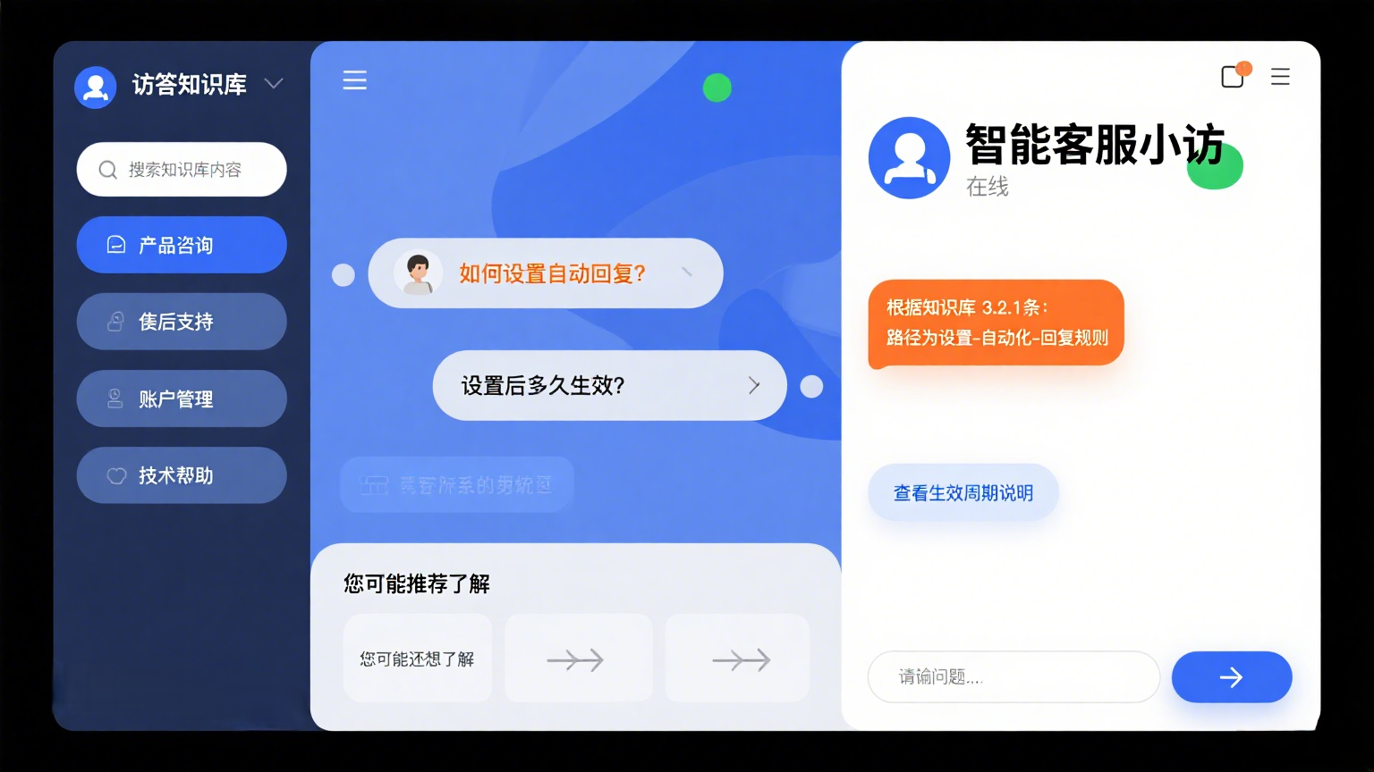 AI 智能客服示例图